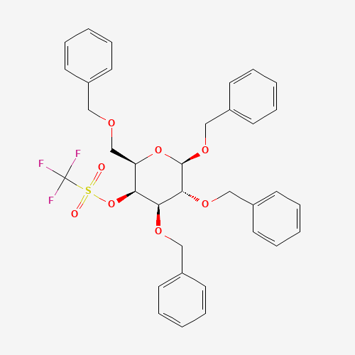 Benzyl 2,3,6-Tri-O-benzyl-4-O-trifluoromethanesulfonyl-b-D-galactopyranoside (CAS: 182760-13-0) - Related Chemical Product