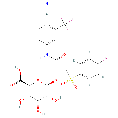 Bicalutamide O-b-D-Glucuronide (CAS: 151262-59-8) - Related Chemical Product