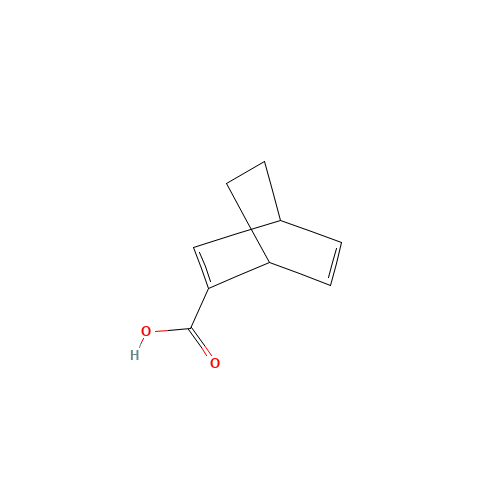 Bicyclo[2.2.2]octa-2,5-diene-2-carboxylic Acid (CAS: 102589-30-0) - Chemical Structure and Molecular Formula 