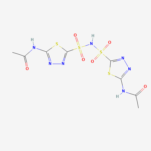 Bis[5-(acetylamino)-1,3,4-thiadiazole-2-sulfonyl]amine (CAS: 80495-47-2) - Related Chemical Product