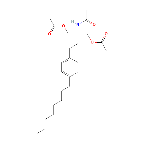 N-[1,1-Bis[(acetyloxy)methyl]-3-(4-octylphenyl)propyl]acetamide (CAS: 162358-09-0) - Related Chemical Product