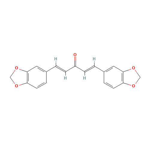 1,5-Bis-(1,3-benzodioxol-5-yl)-3-pentadienone (CAS: 108439-88-9) - Related Chemical Product