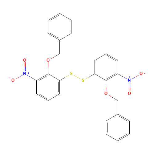 Bis(2-benzyloxy-3-nitrophenyl)disulfide (CAS: 37398-25-7) - Related Chemical Product