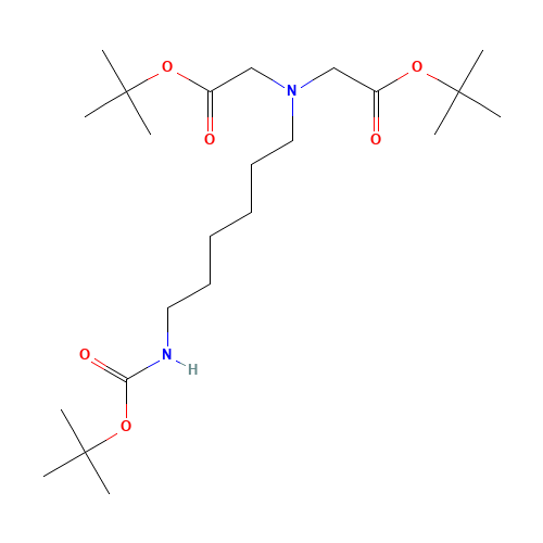 Bis(tert-butyl)-N-boc-aminohexyliminodiacetate (CAS: 1076199-10-4) - Related Chemical Product