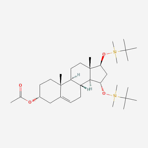 (3b,15a,17b)-15,17-Bis-O-(tert-butyldimethylsilyloxy) Androst-5-en-3-ol 3-O-Acetate (CAS: 65429-24-5) - Related Chemical Product