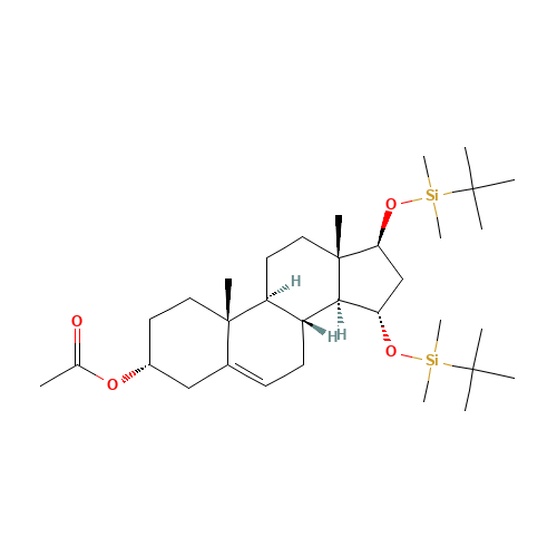 (3b,15a,17b)-15,17-Bis-O-(tert-butyldimethylsilyloxy) Androst-5-en-3-ol 3-O-Acetate (CAS: 65429-24-5) - Related Chemical Product