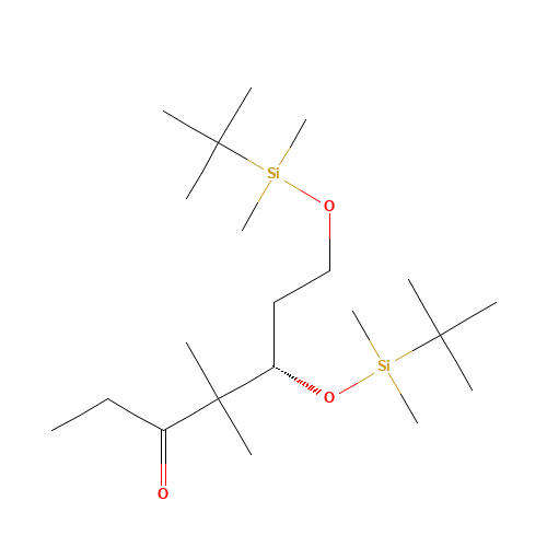 (5S)-5,7-Bis-{[tert-butyldimethylsilyl)oxy]}-4,4-dimethylheptan-3-one (CAS: 187527-25-9) - Related Chemical Product