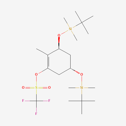 (3S,5S)-3,5-Bis(tert-butyldimethylsilyloxy)-2-methyl-1-cyclohexen-1-ol 1-Trifluoromethanesulfonate (CAS: 189894-13-1) - Related Chemical Product