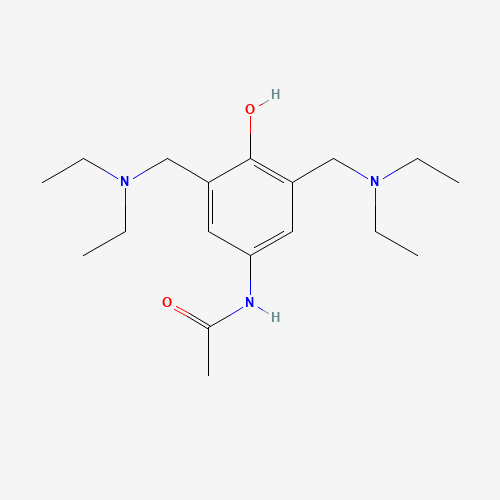 N-[3,5-Bis[(diethylamino)methyl]-4-hydroxyphenyl]acetamide (CAS: 81080-09-3) - Related Chemical Product
