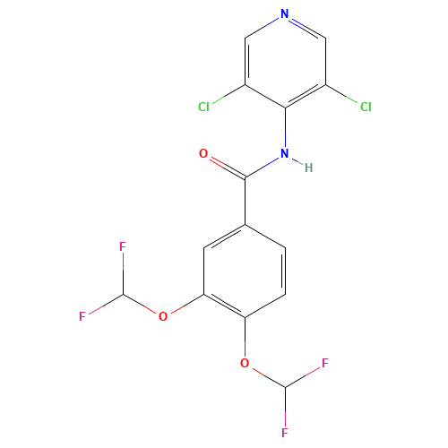 3,4-Bis(difluoromethoxy) Roflumilast (CAS: 162401-30-1) - Related Chemical Product