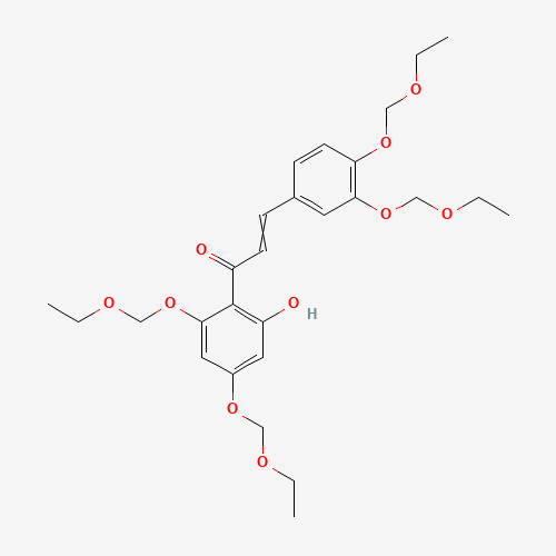 3-[3,4-Bis(ethoxymethoxy)phenyl]-1-[2-hydroxy-4,6-bis(ethoxymethoxy)phenyl]-2-propen-1-one (CAS: 1076199-11-5) - Related Chemical Product