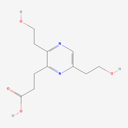 3,6-Bis(2-hydroxyethyl)-2-pyrazinepropanoic Acid (CAS: 96681-85-5) - Related Chemical Product
