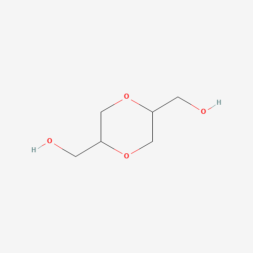 Bis(2,5-hydroxymethyl)dioxane (CAS: 14236-12-5) - Chemical Structure and Molecular Formula 