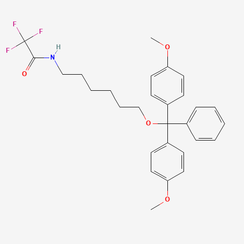N-[6-[Bis(4-methoxyphenyl)phenylmethoxy]hexyl]-2,2,2-trifluoro-acetamide (CAS: 178261-42-2) - Related Chemical Product