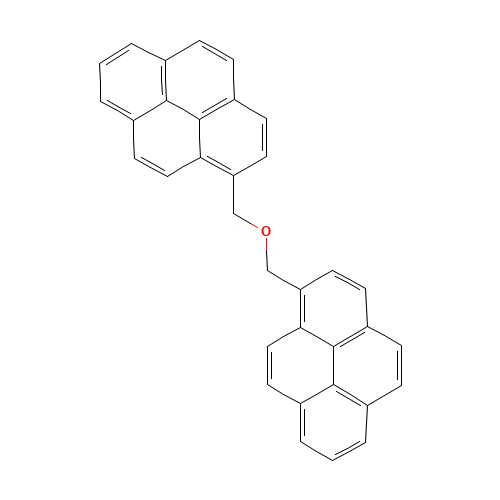 Bis(1-pyrenylmethyl) Ether (CAS: 74833-81-1) - Chemical Structure and Molecular Formula 
