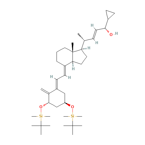 Bis-O-(tert-butyldimethylsilyl)-trans-calcipotriol (CAS: 112849-27-1) - Related Chemical Product