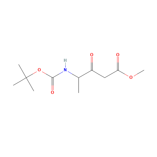 4-(N-Boc-amino)-3-oxo-pentanoic Acid Methyl Ester (CAS: 101669-78-7) - Related Chemical Product