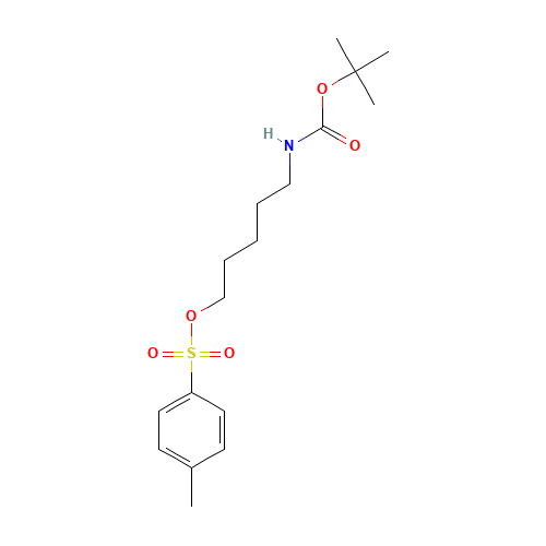 5-(t-Boc-amino)-1-pentyl-p-toluenesulfonate (CAS: 118811-34-0) - Related Chemical Product