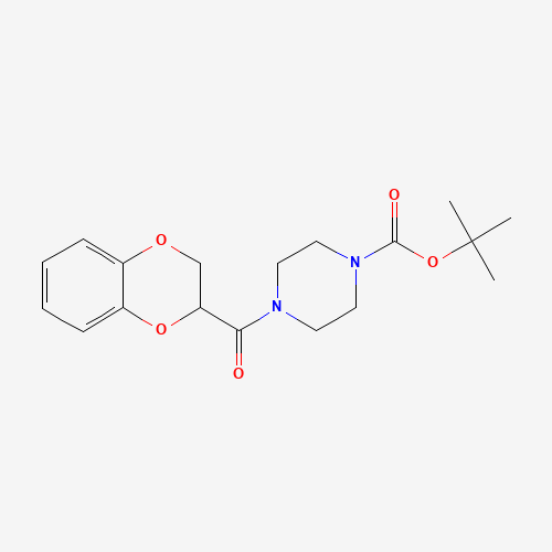 4-Boc-1-(1,4-benzodioxan-2-ylcarbonyl)piperazine (CAS: 1076199-22-8) - Related Chemical Product
