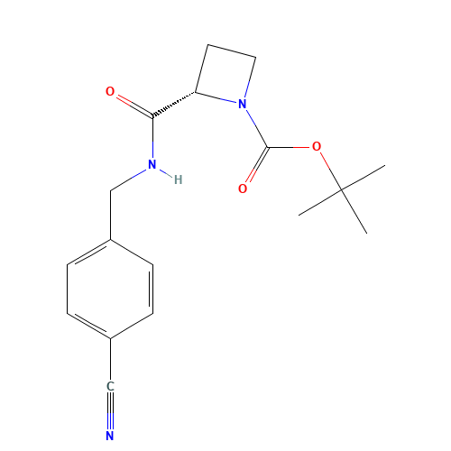 N-Boc-N'-(4-cyanobenzyl)-2-L-azetidinecarboxamide (CAS: 908259-42-7) - Related Chemical Product