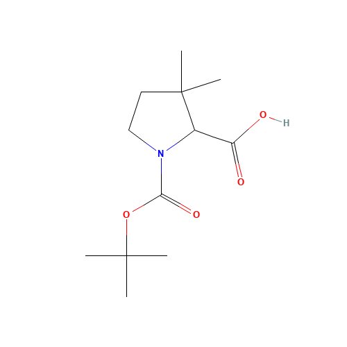 rac N-Boc-3,3-dimethyl-2-pyrrolidenecarboxylic Acid (CAS: 143979-40-2) - Related Chemical Product
