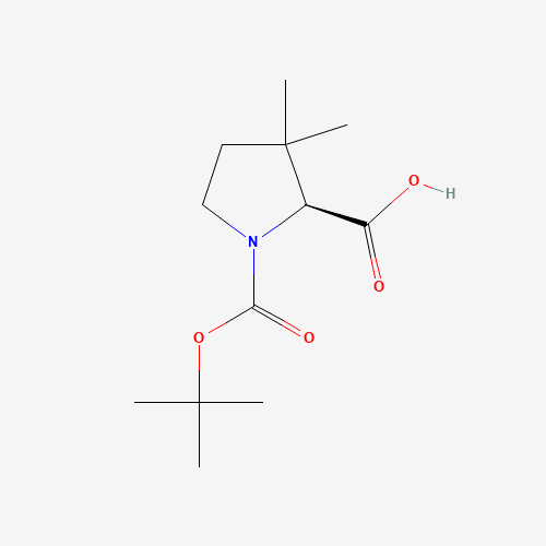 Boc-(2S)-3,3-dimethyl-2-pyrrolidenecarboxylic Acid (CAS: 174060-98-1) - Related Chemical Product