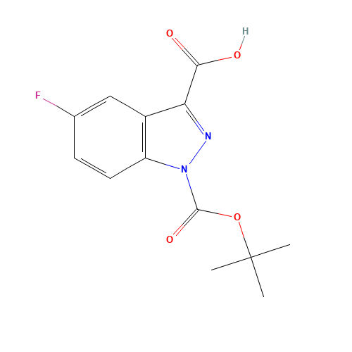 1-Boc-5-fluoro-3-indazole-carboxylic Acid (CAS: 886368-29-2) - Related Chemical Product