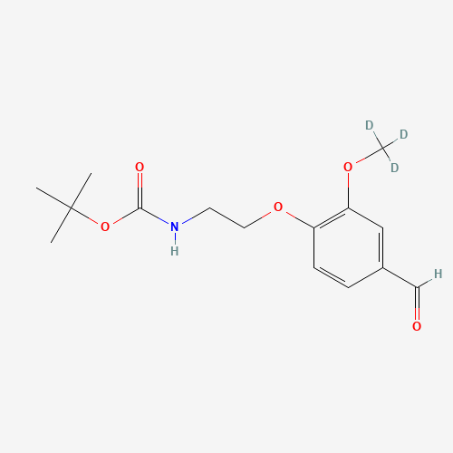 N-tert-Boc-2-(4-formyl-2-methoxyphenoxy)ethylamine-d3 (CAS: 1189481-50-2) - Related Chemical Product