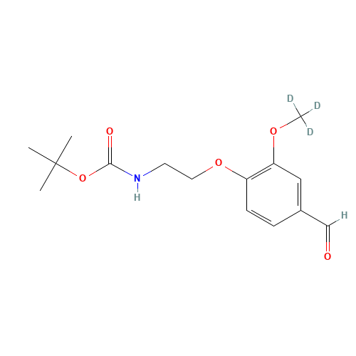 N-tert-Boc-2-(4-formyl-2-methoxyphenoxy)ethylamine-d3 (CAS: 1189481-50-2) - Related Chemical Product