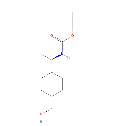 tert-Butyl (R)-(1-(4-(hydroxymethyl)cyclohexyl)ethyl)carbamate (CAS: 672314-62-4) - Related Chemical Product