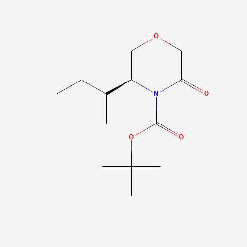 4-t-Boc-(5S)-5-[(1S)-methylpropyl]-morpholin-3-one (CAS: 160141-21-9) - Related Chemical Product