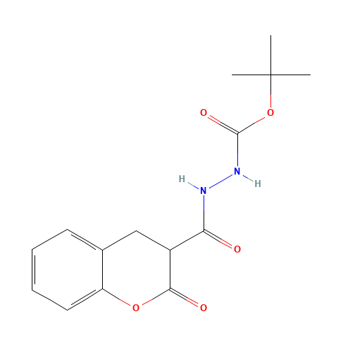 N1-Boc 2-(2-Oxochroman)-3-carbohydrazide (CAS: 908230-99-9) - Related Chemical Product