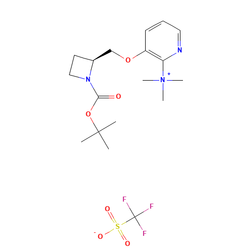 N-Boc-2-trimethylammonium-A 85380 Triflate (CAS: 233766-75-1) - Related Chemical Product