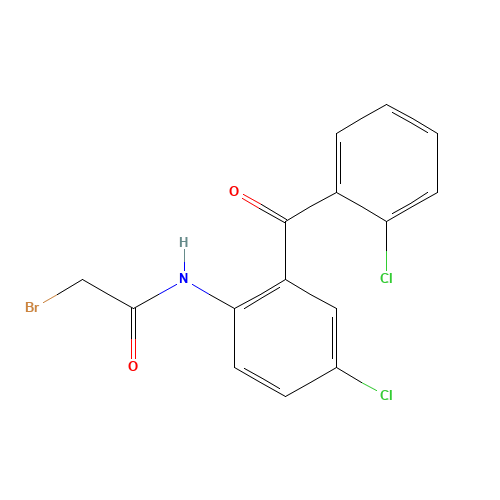 2-Bromo-acetamide-2',5-dichlorobenzophenone (CAS: 5504-92-7) - Related Chemical Product