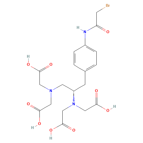 (S)-1-(p-Bromoacetamidobenzyl)ethylenediaminetetraacetic Acid (CAS: 81677-64-7) - Related Chemical Product