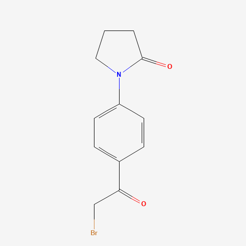 1-[4-(Bromoacetyl)phenyl]-2-pyrrolidinone (CAS: 870761-09-4) - Related Chemical Product