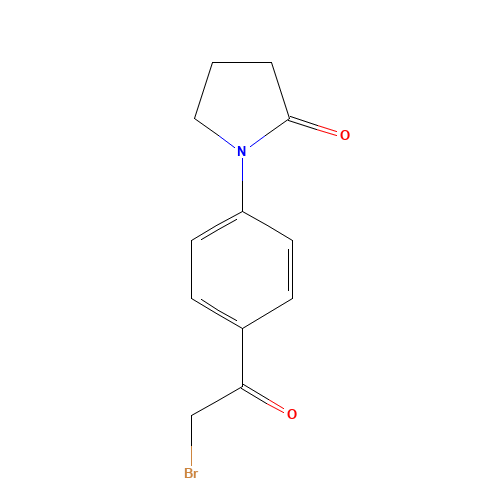 1-[4-(Bromoacetyl)phenyl]-2-pyrrolidinone (CAS: 870761-09-4) - Related Chemical Product