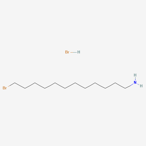 12-Bromo-1-aminododecane,Hydrobromide (CAS: 14502-45-5) - Chemical Structure and Molecular Formula 
