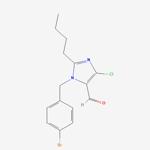 N-(4-Bromobenzyl)-2-butyl-4-chloro-1H-imidazole-5-carboxyaldehyde (CAS: 143722-29-6) - Related Chemical Product