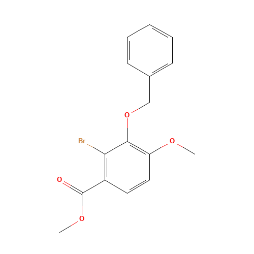 2-Bromo-3-benzyloxy-4-methoxybenzoic Acid Methyl Ester (CAS: 135586-19-5) - Related Chemical Product
