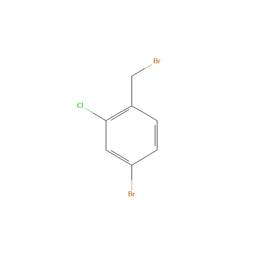 4-Bromo-1-bromomethyl-2-chlorobenzene (CAS: 89720-77-4) - Chemical Structure and Molecular Formula 
