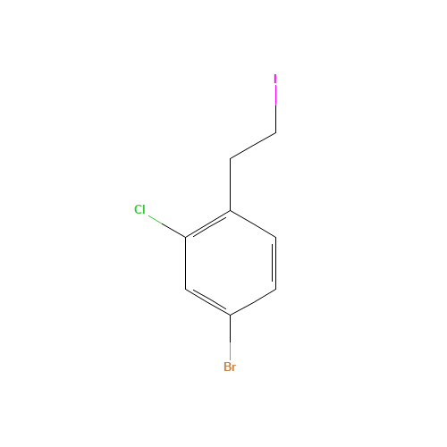 2-(4-Bromo-2-chlorophenyl)ethyl Iodide (CAS: 916516-91-1) - Related Chemical Product
