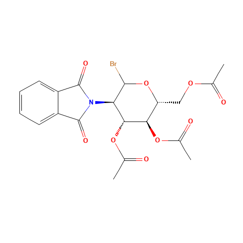 Bromo 2-Deoxy-2-N-phthalimido-3,4,6-tri-O-acetyl-a,b-D-glucopyranoside (CAS: 70831-94-6) - Related Chemical Product