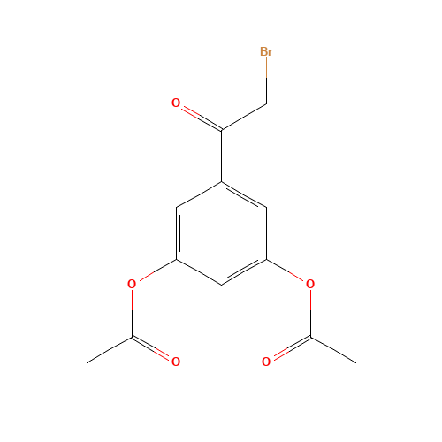 2-Bromo-3',5'-diacetyloxyacetphenone (CAS: 36763-39-0) - Related Chemical Product