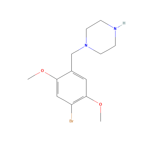 1-(4-Bromo-2,5-dimethoxybenzyl)piperazine (CAS: 1094424-37-9) - Related Chemical Product