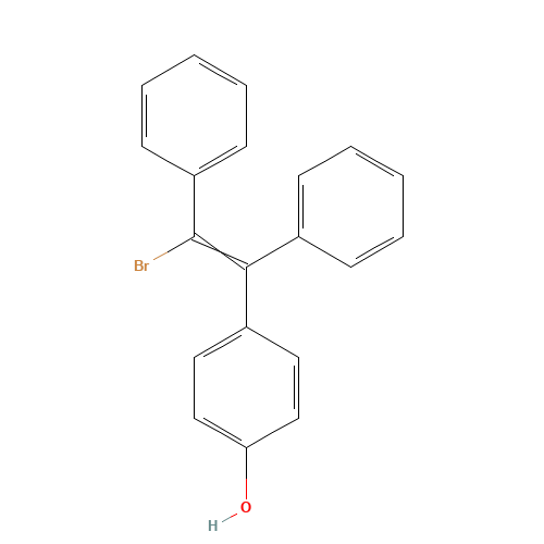 (E,Z)-1-Bromo-1,2-diphenyl-2-(4-hydroxyphenyl)ethene (CAS: 874504-11-7) - Related Chemical Product