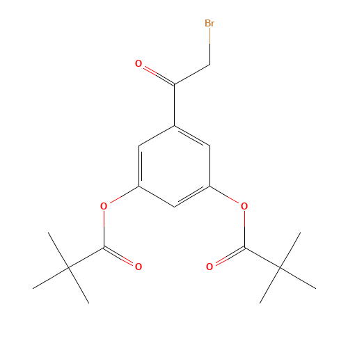 2-Bromo-3',5'-dipivaloxyacetophenone (CAS: 52223-86-6) - Related Chemical Product