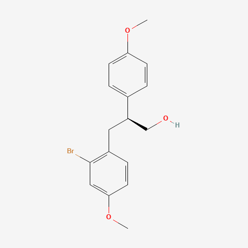 (S)-3-(2-Bromo-4-methoxyphenyl)-2-(4-methoxyphenyl)propan-1-ol (CAS: 917379-11-4) - Related Chemical Product