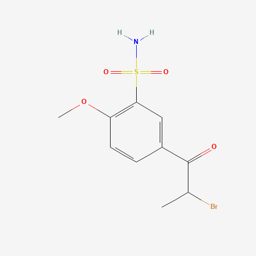 2-Bromo-1-(4'-methoxy-3'-sulfonamidophenyl)-1-propanone (CAS: 86225-70-9) - Related Chemical Product