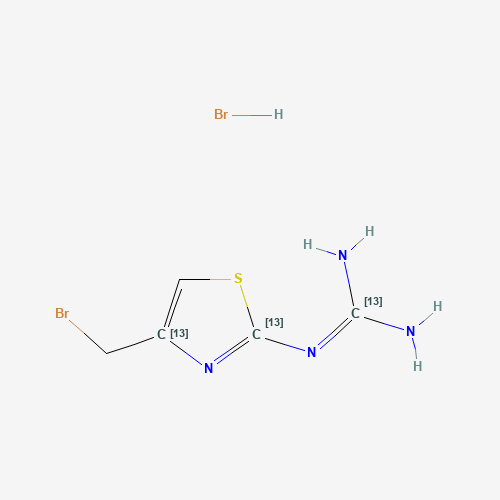 1-(4-Bromomethyl-2-thiazoyl)guanidine-13C3,Hydrobromide Salt (CAS: 1329835-03-1) - Related Chemical Product